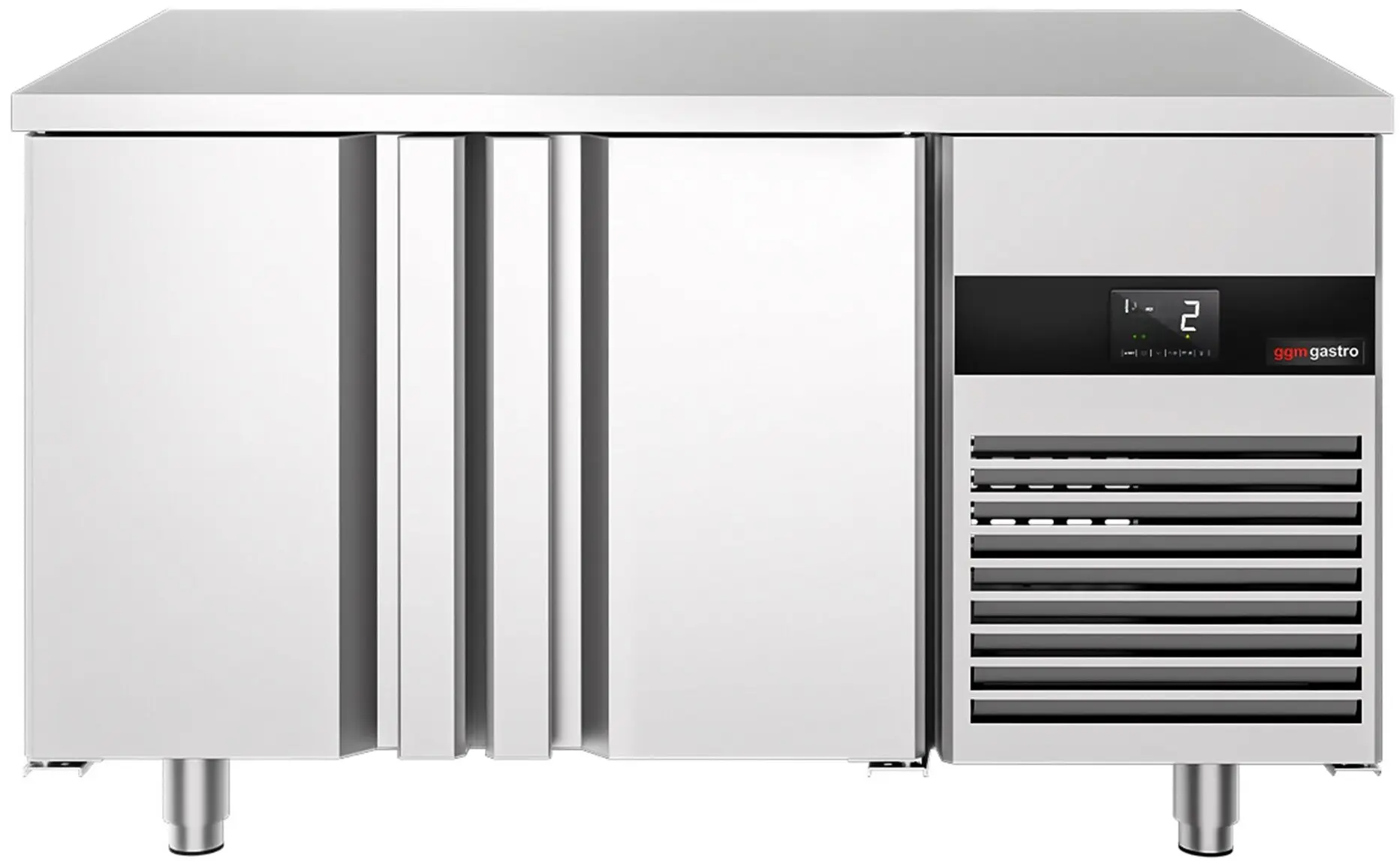 Холодильный стол GGM Gastro KTGFF147D (Inox) - 6