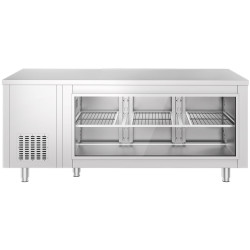 Холодильный стол GGM Gastro KTGFF187D (Inox) Thumb