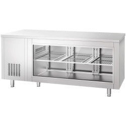 Холодильный стол GGM Gastro KTGFF187D (Inox) Thumb