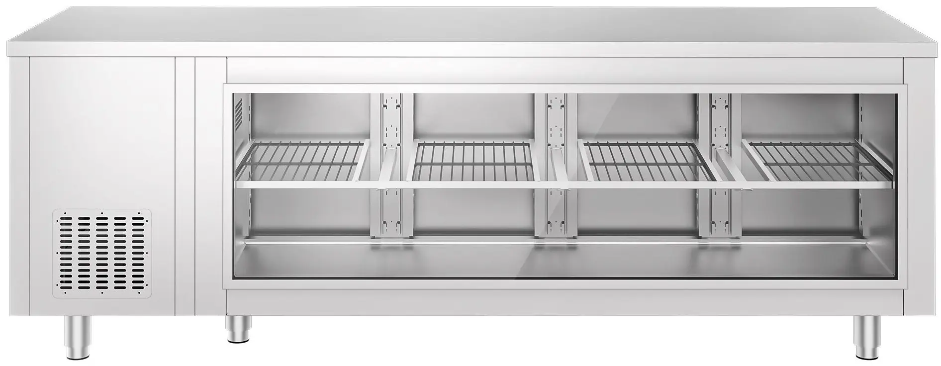 Masa frigorifica GGM Gastro KTGFF237D (Inox) - 2