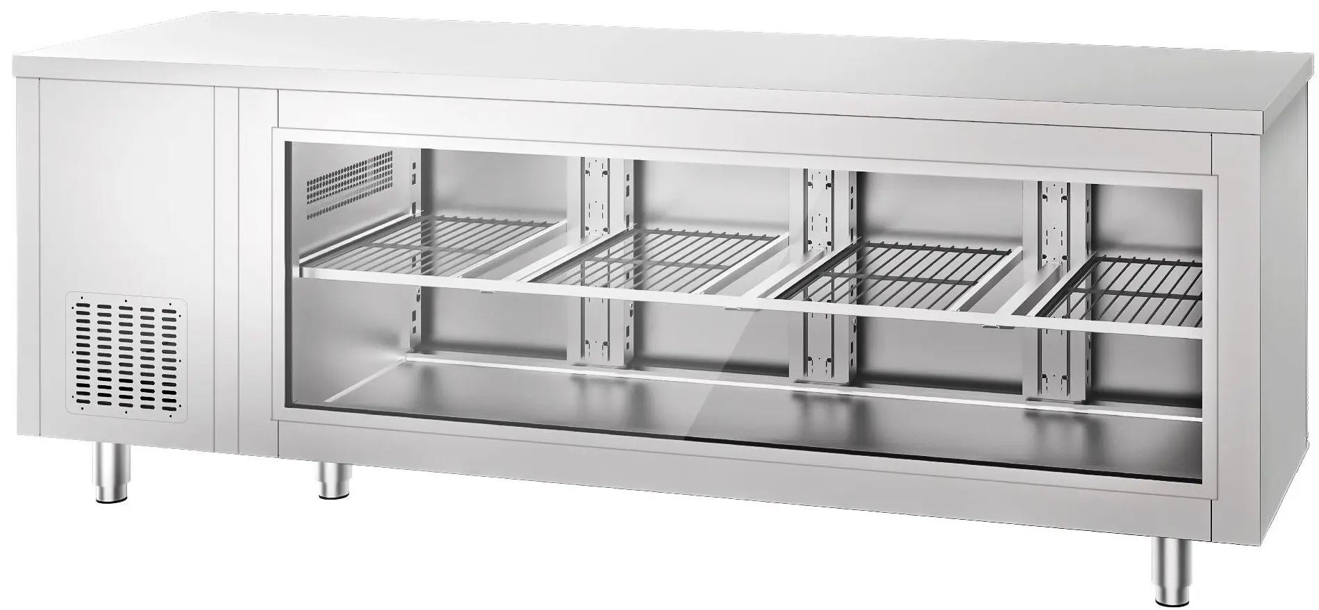 Masa frigorifica GGM Gastro KTGFF237D (Inox) - 3