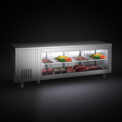 Masa frigorifica GGM Gastro KTGFF237D (Inox) Thumb