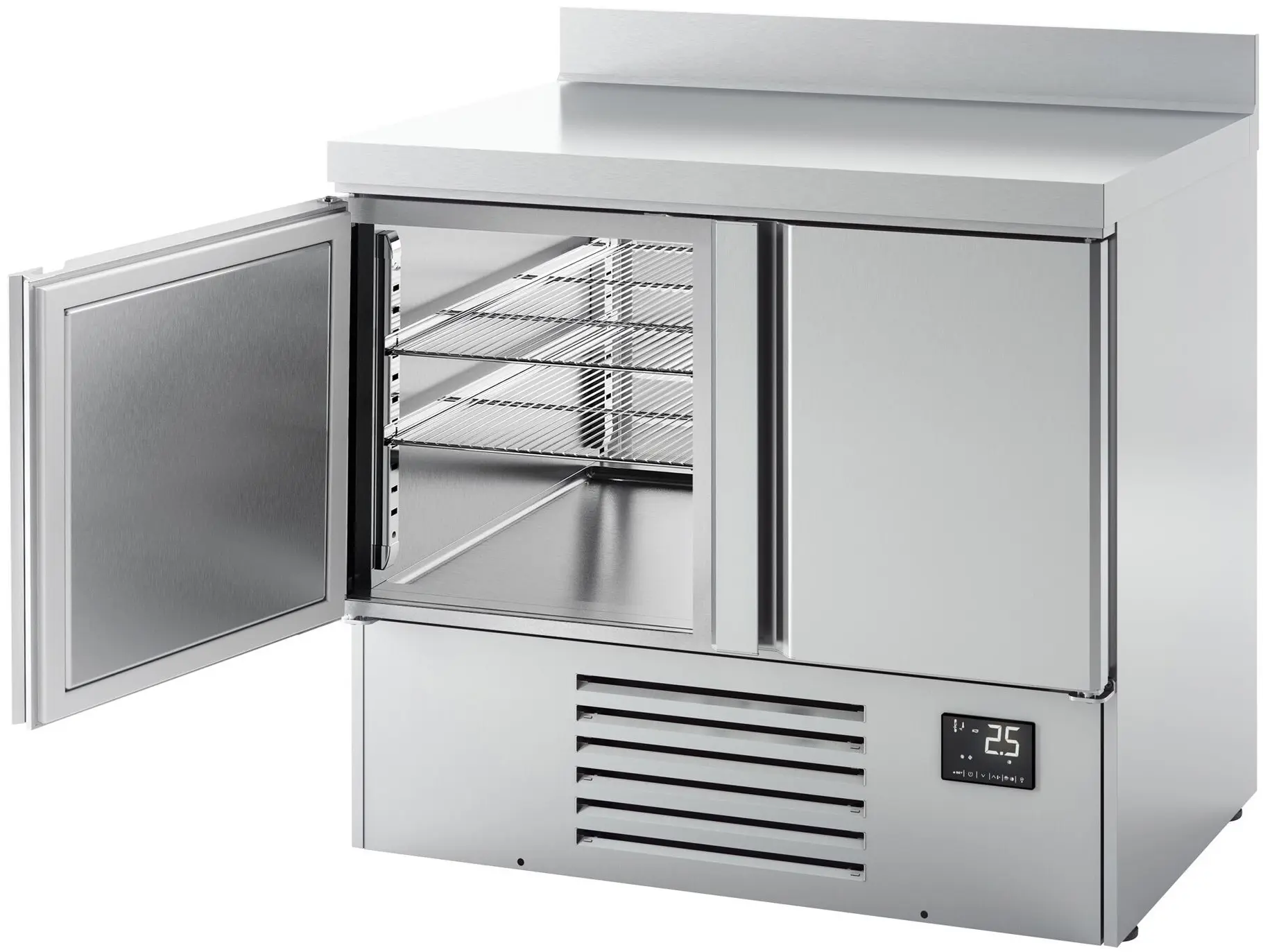 Masa frigorifica GGM Gastro KTI107M (Inox) - 2