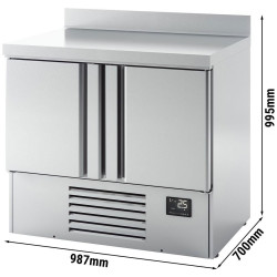 Masa frigorifica GGM Gastro KTI107M (Inox) Thumb