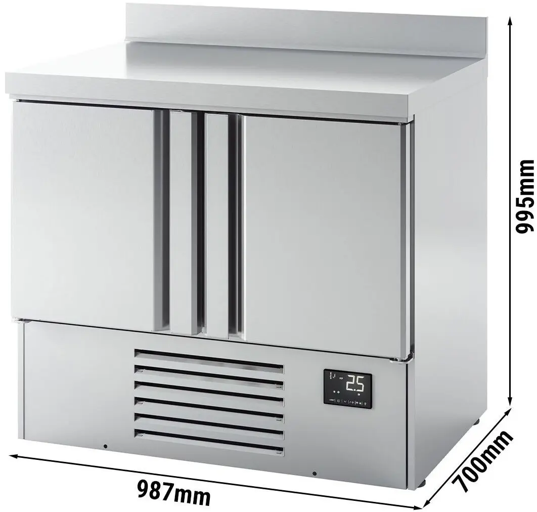 Masa frigorifica GGM Gastro KTI107M (Inox) - 6