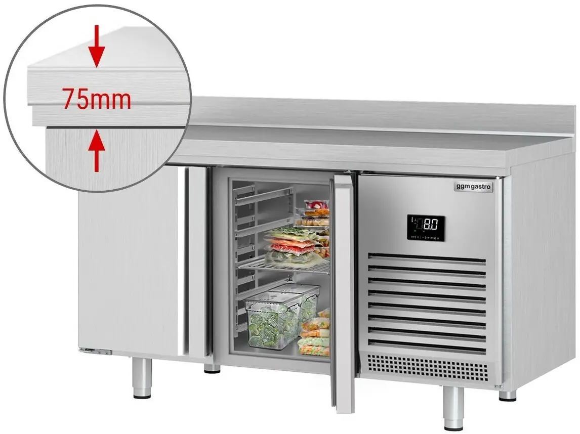 Masa frigorifica GGM Gastro KTI156 (Inox) - 3
