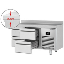 Холодильный стол GGM Gastro KTI156S1212 (Inox) Thumb