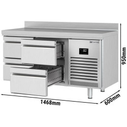 Холодильный стол GGM Gastro KTI156S1212 (Inox) Thumb