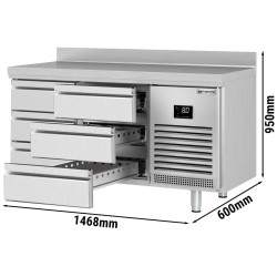 Холодильный стол GGM Gastro KTI156S1313 (Inox) Thumb