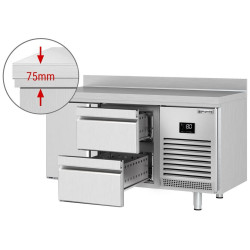 Masa frigorifica GGM Gastro KTI156T1S1212 (Inox) Thumb