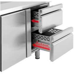 Masa frigorifica GGM Gastro KTI156T1S1212 (Inox) Thumb