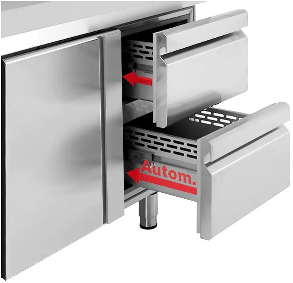 Masa frigorifica GGM Gastro KTI156T1S1212 (Inox) - 5