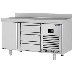 Masa frigorifica GGM Gastro KTI156T1S1313 (Inox)