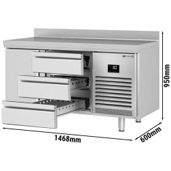 Masa frigorifica GGM Gastro KTI156T1S1313 (Inox) Thumb