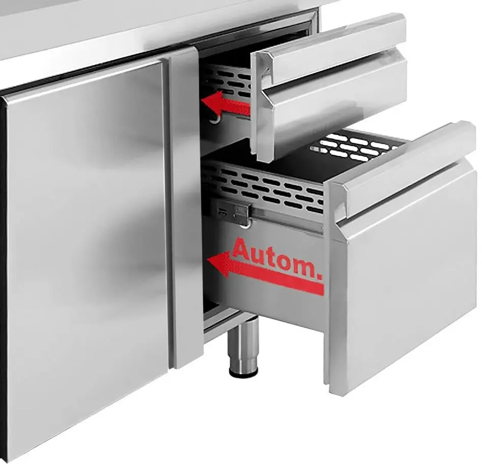 Masa frigorifica GGM Gastro KTI156T1S2313 (Inox) - 5