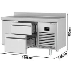 Masa frigorifica GGM Gastro KTI156T1S2313 (Inox) Thumb