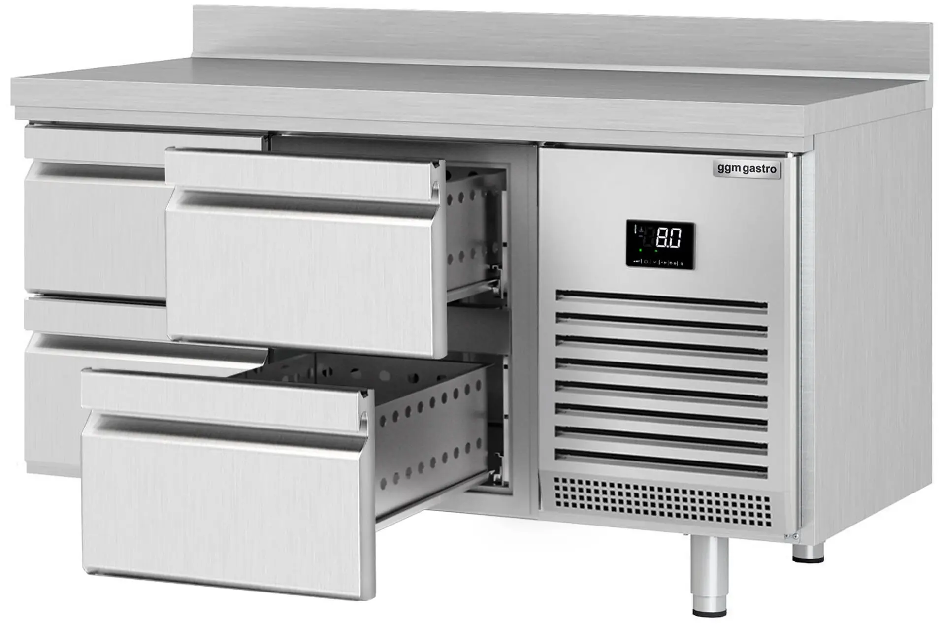 Masa frigorifica GGM Gastro KTI157S1212 (Inox) - 2