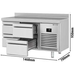 Masa frigorifica GGM Gastro KTI157S1212 (Inox) Thumb