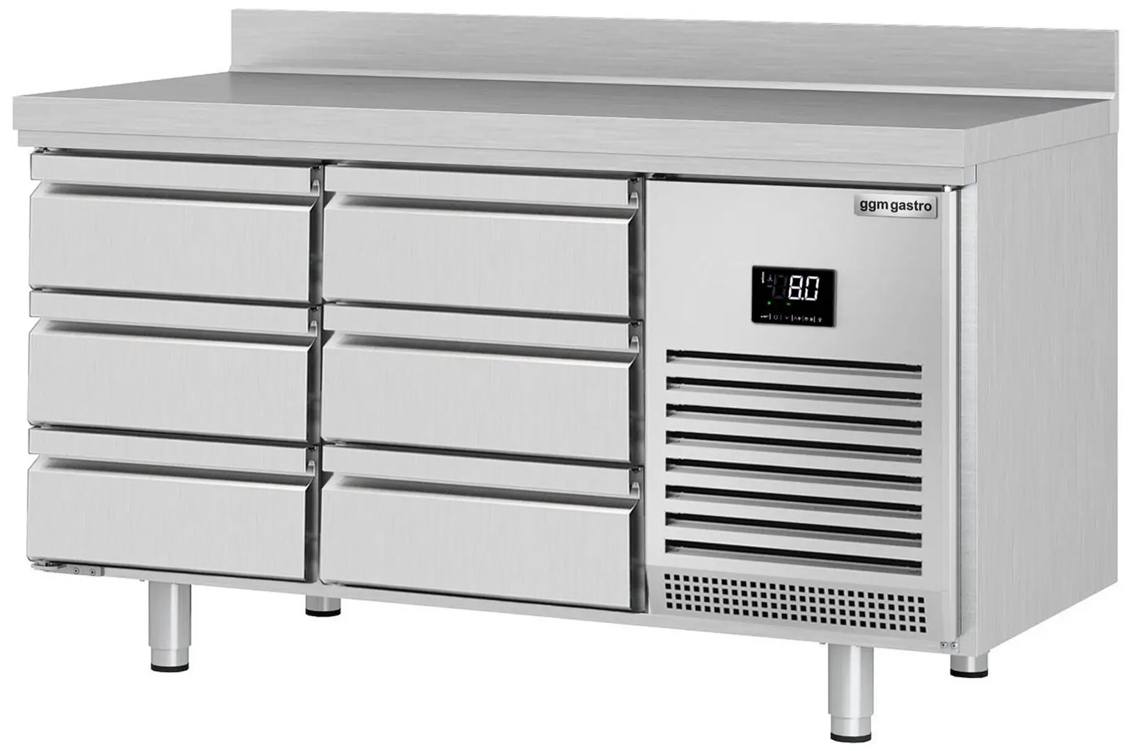 Masa frigorifica GGM Gastro KTI157S1313 (Inox)