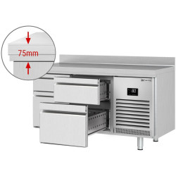 Холодильный стол GGM Gastro KTI157S2313 (Inox) Thumb