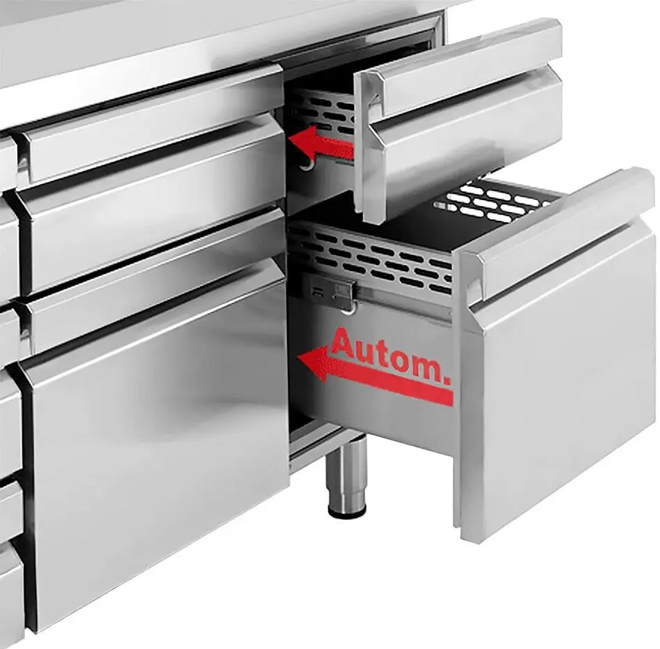 Холодильный стол GGM Gastro KTI157S2313 (Inox) - 5