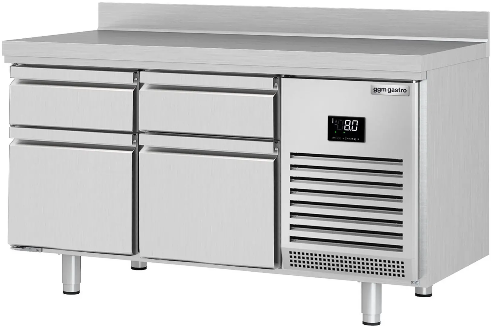Холодильный стол GGM Gastro KTI157S2313 (Inox)