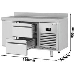 Masa frigorifica GGM Gastro KTI157T1S1212 (Inox) Thumb