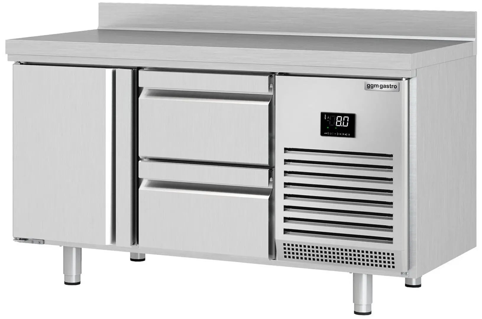 Masa frigorifica GGM Gastro KTI157T1S1212 (Inox)