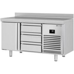 Masa frigorifica GGM Gastro KTI157T1S1313 (Inox)
