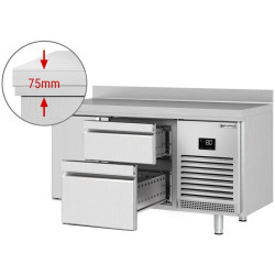 Masa frigorifica GGM Gastro KTI157T1S2313 (Inox) Thumb