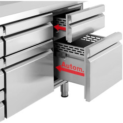Masa frigorifica GGM Gastro KTI157T1S2313 (Inox) Thumb
