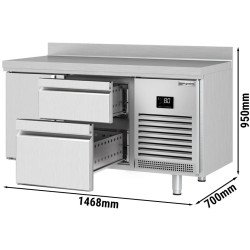 Masa frigorifica GGM Gastro KTI157T1S2313 (Inox) Thumb