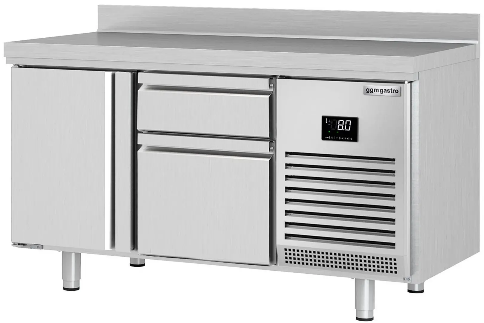 Masa frigorifica GGM Gastro KTI157T1S2313 (Inox)
