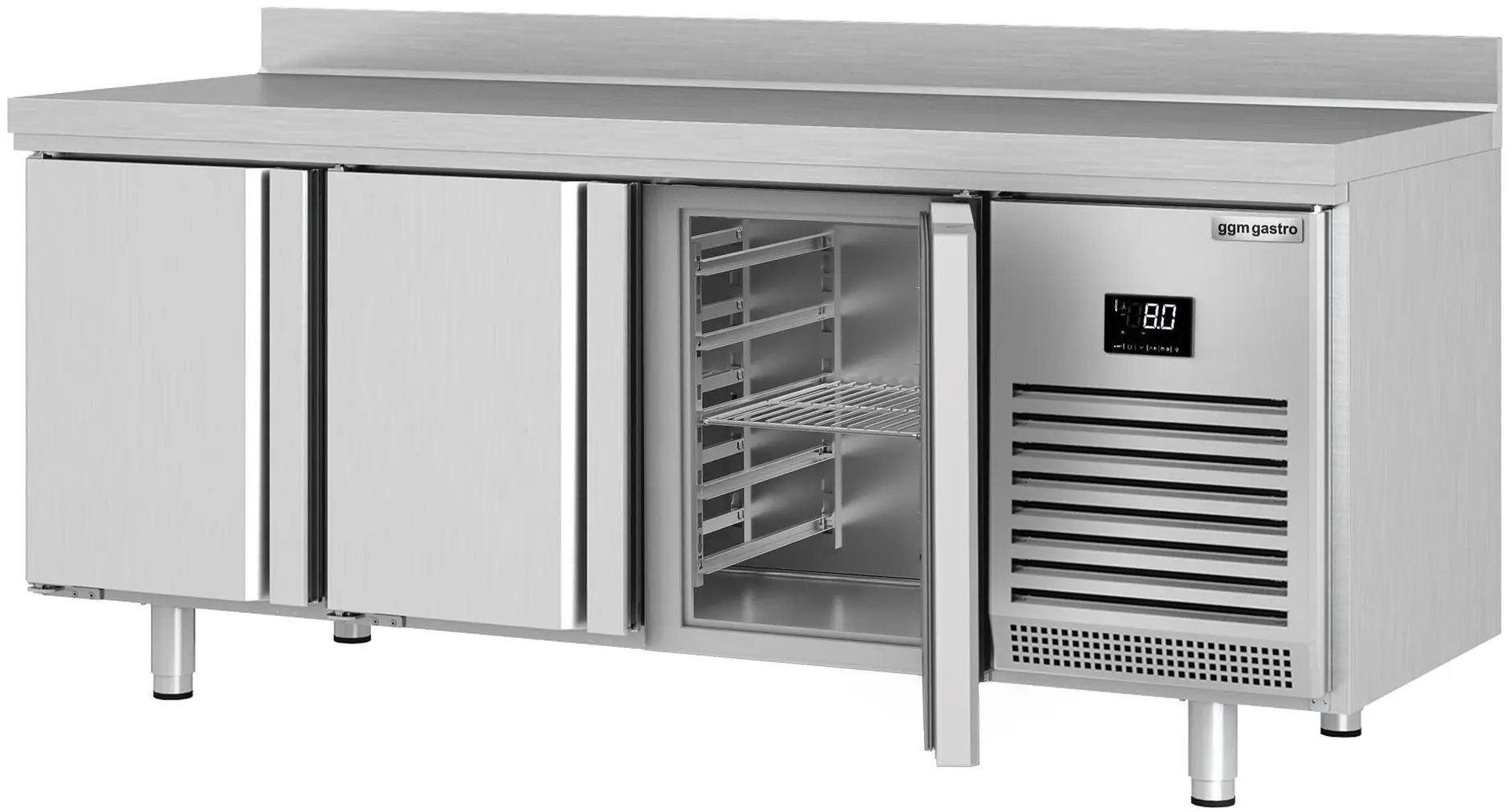 Холодильный стол GGM Gastro KTI206 (Inox) - 2