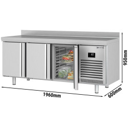 Холодильный стол GGM Gastro KTI206 (Inox) Thumb