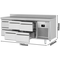 Masa frigorifica GGM Gastro KTI206S1212 (Inox) Thumb