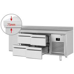 Masa frigorifica GGM Gastro KTI206T1S1212 (Inox) Thumb