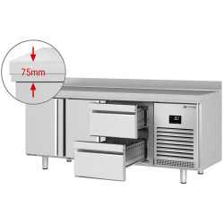 Masa frigorifica GGM Gastro KTI206T2S1212 (Inox) Thumb