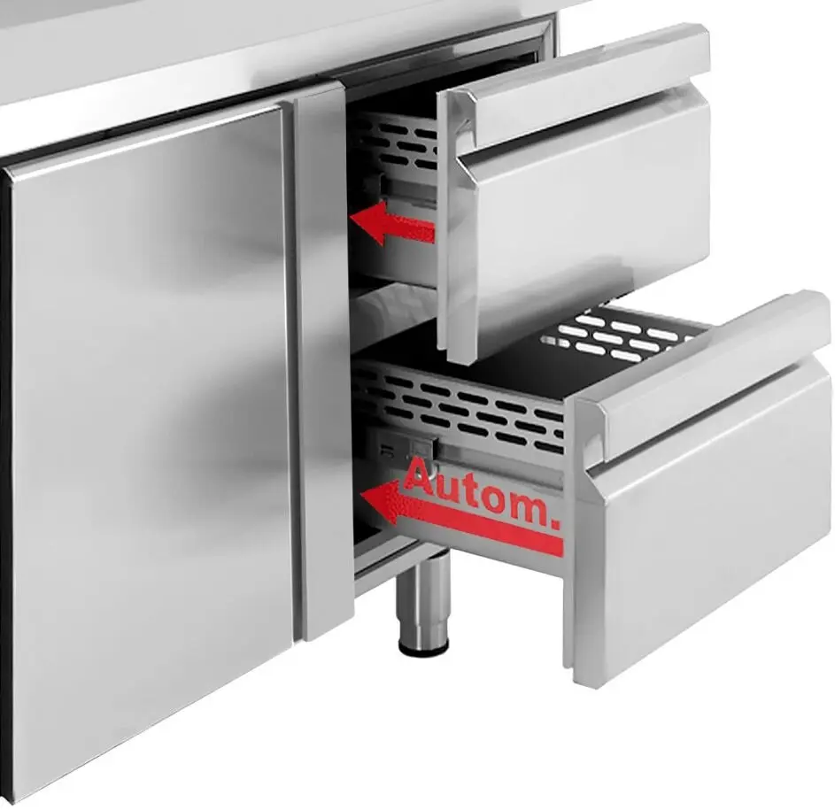 Masa frigorifica GGM Gastro KTI206T2S1212 (Inox) - 5