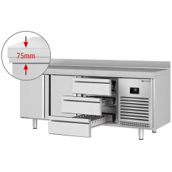 Masa frigorifica GGM Gastro KTI206T2S1313 (Inox) Thumb