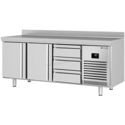 Masa frigorifica GGM Gastro KTI206T2S1313 (Inox)