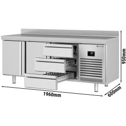 Masa frigorifica GGM Gastro KTI206T2S1313 (Inox) Thumb