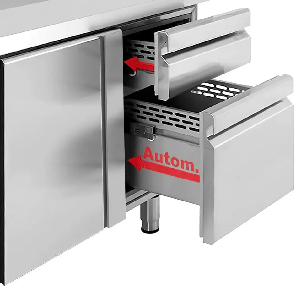 Masa frigorifica GGM Gastro KTI206T2S2313 (Inox) - 5