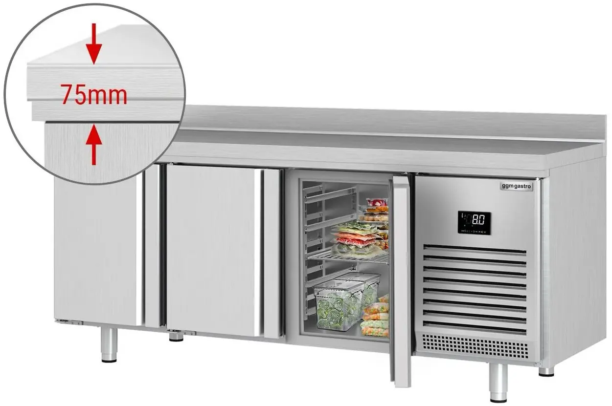Masa frigorifica GGM Gastro KTI207 (Inox) - 3