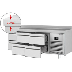 Masa frigorifica GGM Gastro KTI207S1212 (Inox) Thumb
