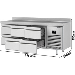 Masa frigorifica GGM Gastro KTI207S1212 (Inox) Thumb