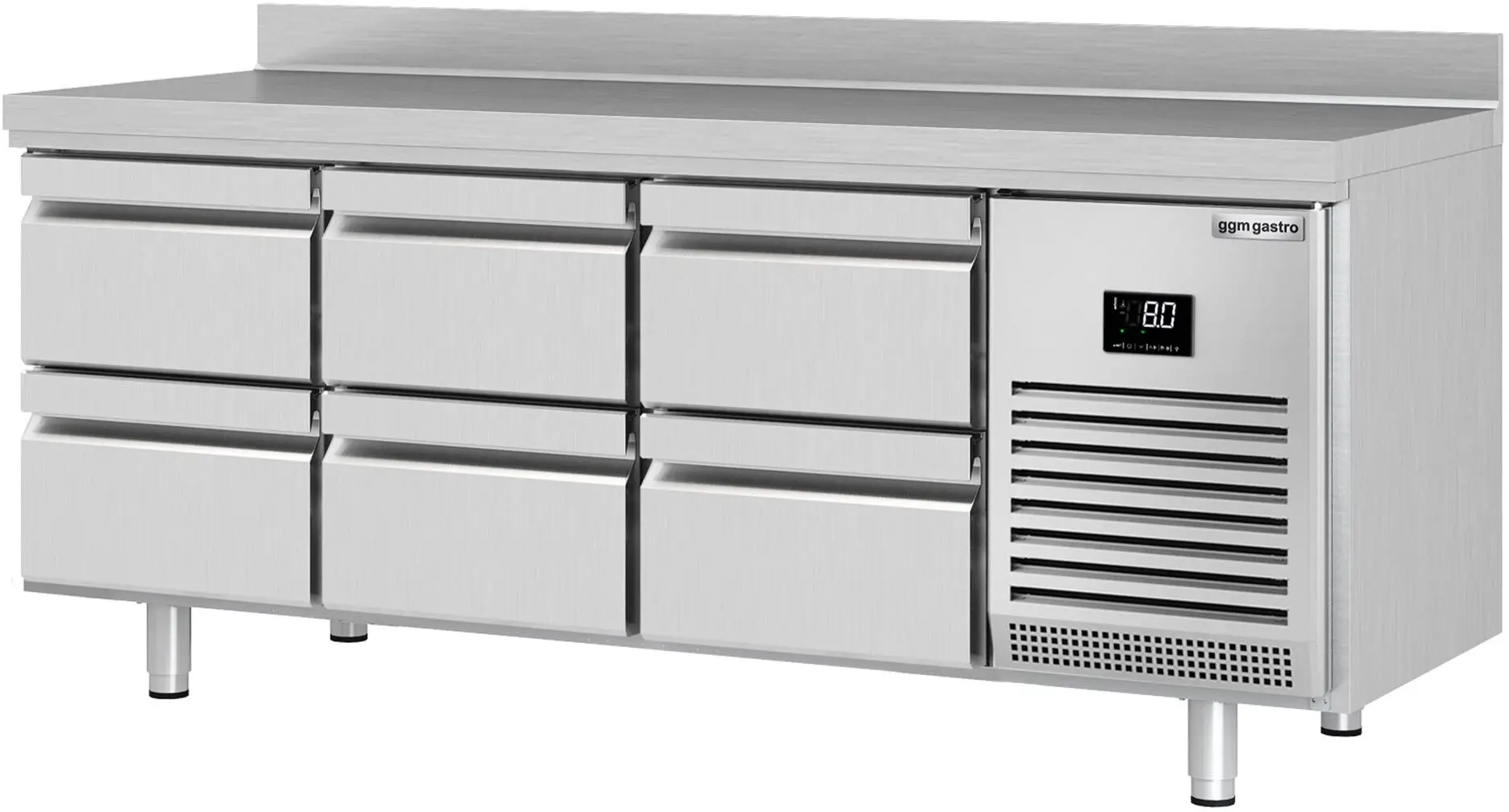 Masa frigorifica GGM Gastro KTI207S1212 (Inox)