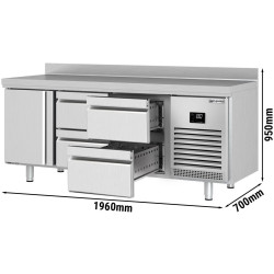 Холодильный стол GGM Gastro KTI207T1S1212 (Inox) Thumb