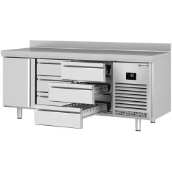 Холодильный стол GGM Gastro KTI207T1S1313 (Inox) Thumb