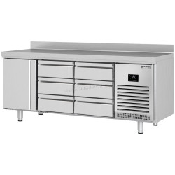 Masa frigorifica GGM Gastro KTI207T1S1313 (Inox)
